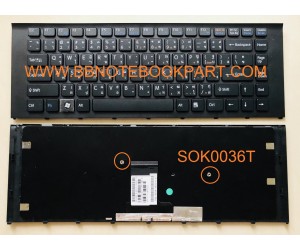 Sony Keyboard คีย์บอร์ด VAIO VPC- EA VPCEA Series  ภาษาไทย อังกฤษ